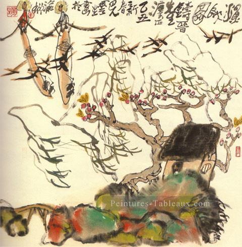 li huasheng esquisse un jour d’été 1981 Peintures à l'huile